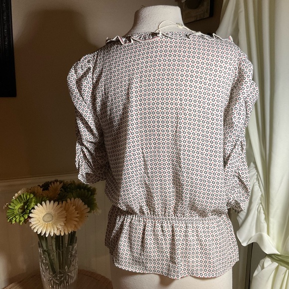 NWT MAX STUDIO PEPLUM TOP. SIZE M - Picture 6 of 7